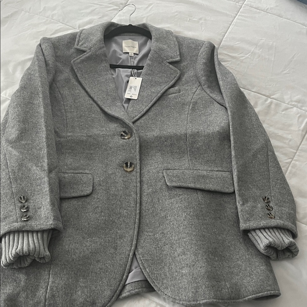 Favorite Daughter Gray Wool Blazer